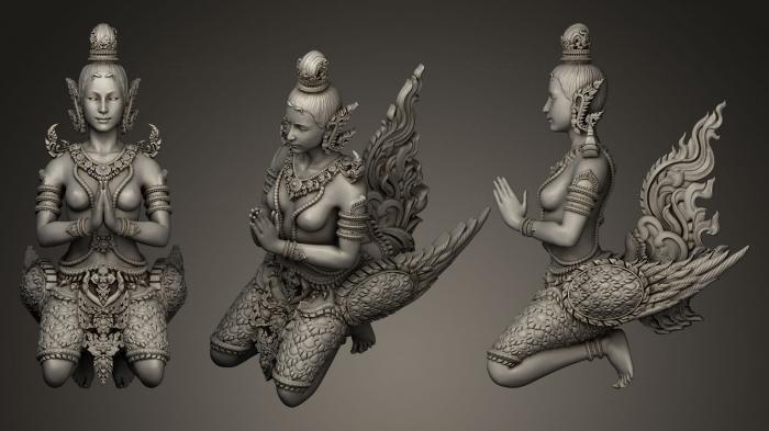 Indian sculptures (STKI_0010) 3D model for CNC machine